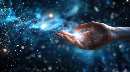 Exploring the Metaverse With a Hand Reaching out to the Digital Universe in an Era of Transformation Through Technology