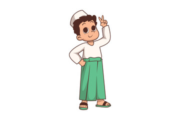 Muslim Boy Character