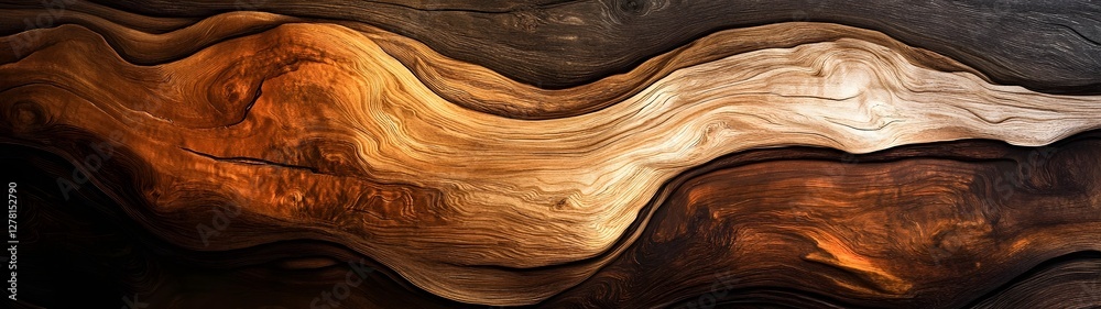 Poster captivating wooden texture an abstract natural backdrop for versatile design this image showcases th