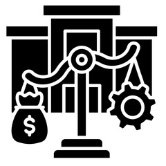Financial Leverage Icon