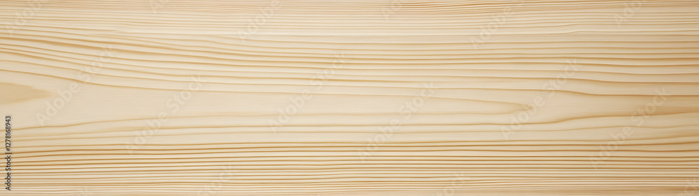 Aufkleber Closeup of a wooden plank or panel with a natural weathered texture and horizontal grain pattern  The wood has a rustic vintage appearance with clean simple lines and design  This minimalist