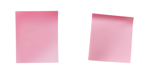 pink blank sticky notes,png