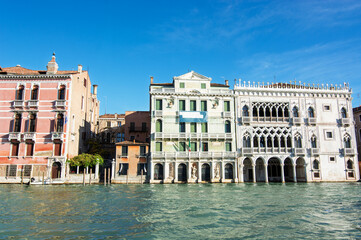 the extraordinary ancient palaces of wonderful venice