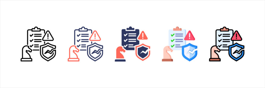 Disruption Multistyle Icon Set