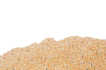 beach sand texture with isolated edges