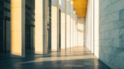 Obraz premium Federal Reserve building with natural daylight. Featuring financial oversight and monetary policy