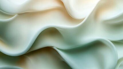 Abstract image of flowing fabric with soft gradient colors