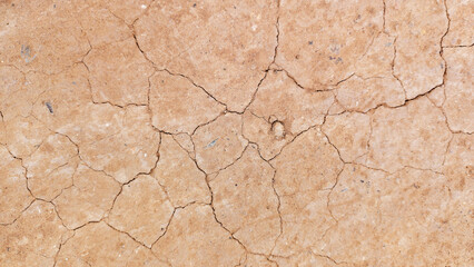 The ground has cracks in the top view for the background