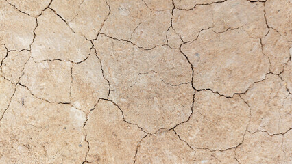 The ground has cracks in the top view for the background