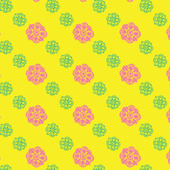 seamless pattern with flowers