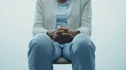 Elder abuse awareness raised in a group session by a social worker. Featuring education and safety