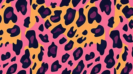 Vibrant Seamless Pattern in Viva Magenta, Color of the Year 2023