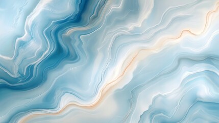 Fototapeta premium Beautiful Swirling Blue and White Artwork with Fine Streaks