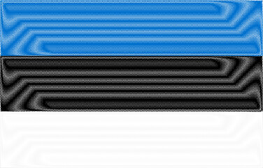 Estonia Independence Day February 24. Scribble style Estonia flag vector background. Poster, card, banner.