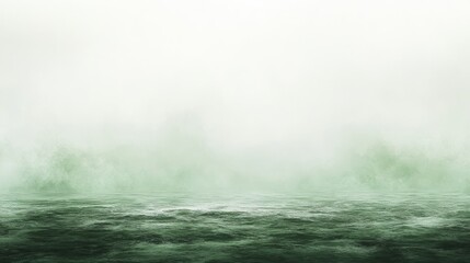 Obraz premium A serene mist gently hangs over dark water with subtle tones