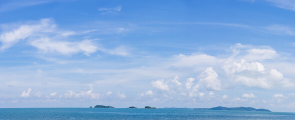 clear blue sky background,clouds with background, Blue sky background with tiny clouds. White fluffy clouds in the blue sky. 
