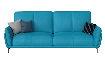 blue sofa