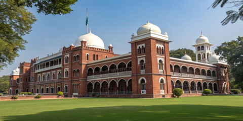 One of Punjab, Pakistan&rsquo;s most iconic historical sites, featuring stunning domes, elegant arches, and a perfectly manicured lawn