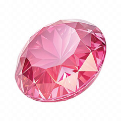abstract 3d beautiful gemstone in different colour style isolated on white background