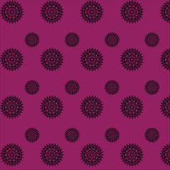 seamless pattern with flowers