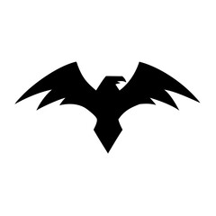 his stylized, graphic illustration showcases a detailed line drawing Line Art Illustration of an Eagle's