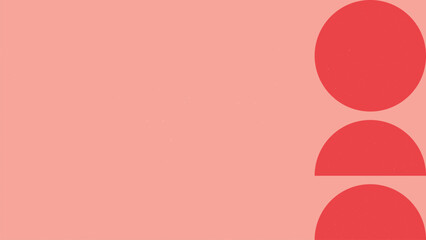 Abstract circle shape red pink desktop wallpaper vector. Red shape on pink background. Abstract shape red pink desktop wallpaper background vector