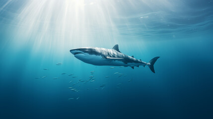 Obraz premium shark in the sea