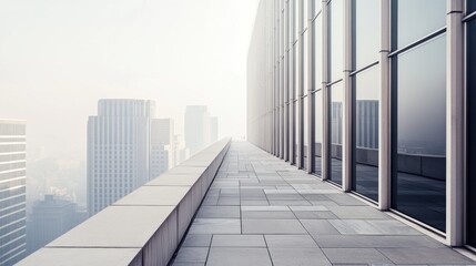 Obraz premium Federal Reserve building with urban skyline in the distance. Featuring financial regulation and fiscal policy