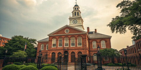 Timeless architectural splendor of Punjab, Pakistan, featuring a perfectly preserved historical site with European-inspired detailing