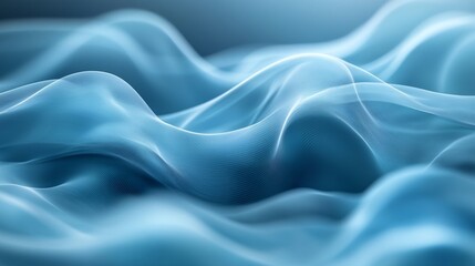 Obraz premium Abstract Wave Forms Displaying Smooth Textures and Subtle Lighting