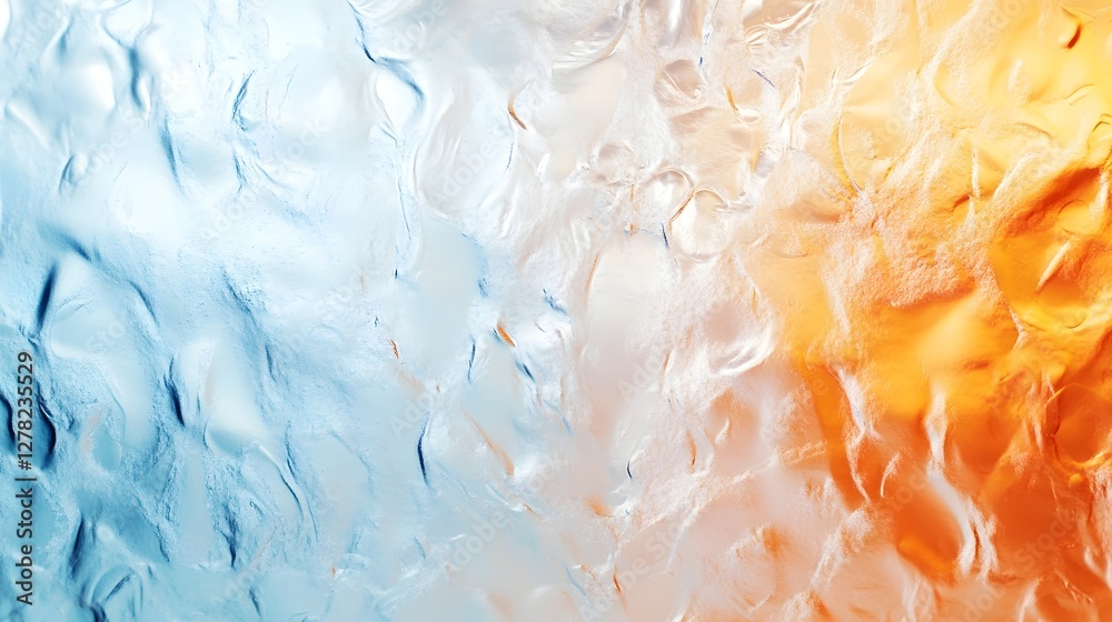 Poster Mesmerizing Fluid Abstract Texture with Vibrant Prismatic Gradient Patterns   Captivating digital featuring dynamic colorful shapes and gradients creating a visually stunning otherworldly