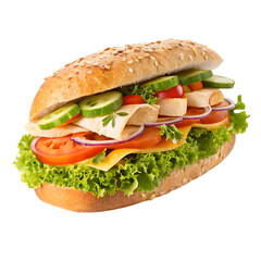 ham and cheese sandwich