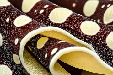 Obraz premium Closeup of a Spotted Sea Slug Mantle Texture