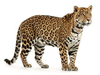 Jaguar isolated on white background