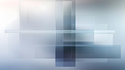 Fototapeta premium Minimalist Geometric Abstract Design with Gray Tones and Clean Architectural Patterns Sleek and modern digital with simple shapes lines