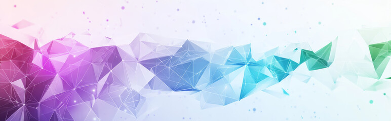Obraz premium Abstract background with colorful geometric shapes and lines