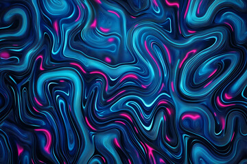 Illustration of abstract stream, dot and line, low poly, technology, artificial intelligence