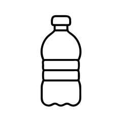 water bottle icon, water bottle line art - simple line art of water bottle, perfect for water bottle logos and icons