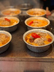 various street food in chongqing, china