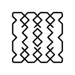Obraz premium pattern icon, pattern line art - simple line art of pattern, perfect for pattern logos and icons