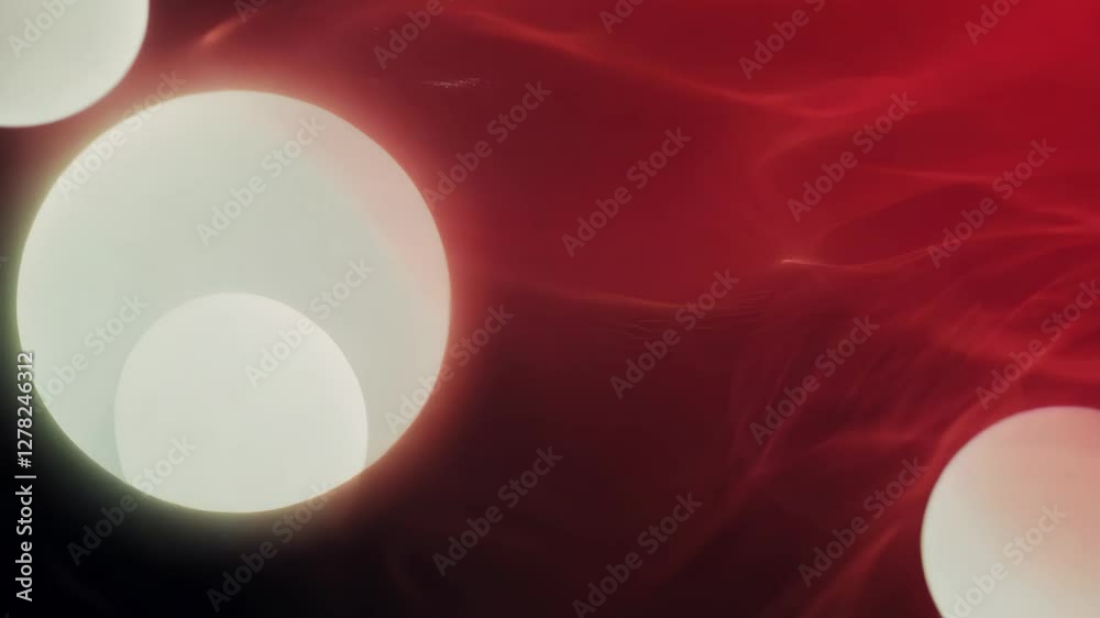 Poster dynamic black and red gradient background with abstract textures and light effects