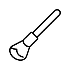 smudge tool icon, smudge tool line art - simple line art of smudge tool, perfect for smudge tool logos and icons