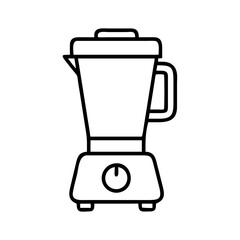 Fototapeta premium blender icon, blender line art - simple line art of blender, perfect for blender logos and icons