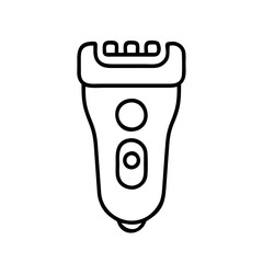electric shaver icon, electric shaver line art - simple line art of electric shaver, perfect for electric shaver logos and icons