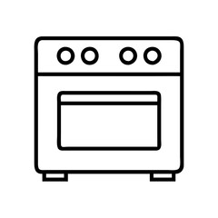 Obraz premium oven icon, oven line art - simple line art of oven, perfect for oven logos and icons