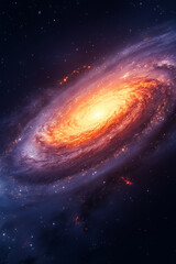Fototapeta premium Explore vibrant galaxies and celestial wonders in the night sky banner, wallpaper