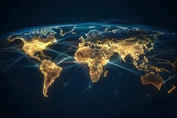 Global digital transformation and market intelligence network connections