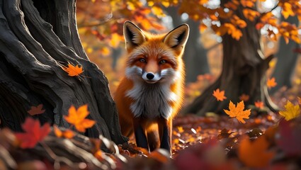 red fox vulpes