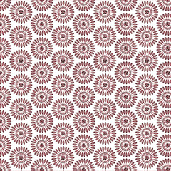 vector seamless pattern with flowers