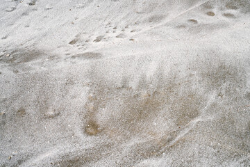 Sandy beach at low tide for background image.